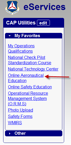 civil air patrol eservices